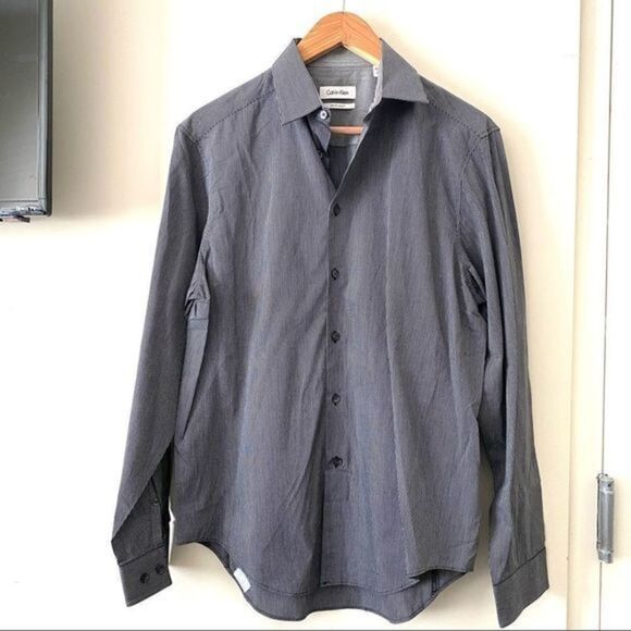 ‎CALVIN KLEIN Striped Button Down - Picture 1 of 3